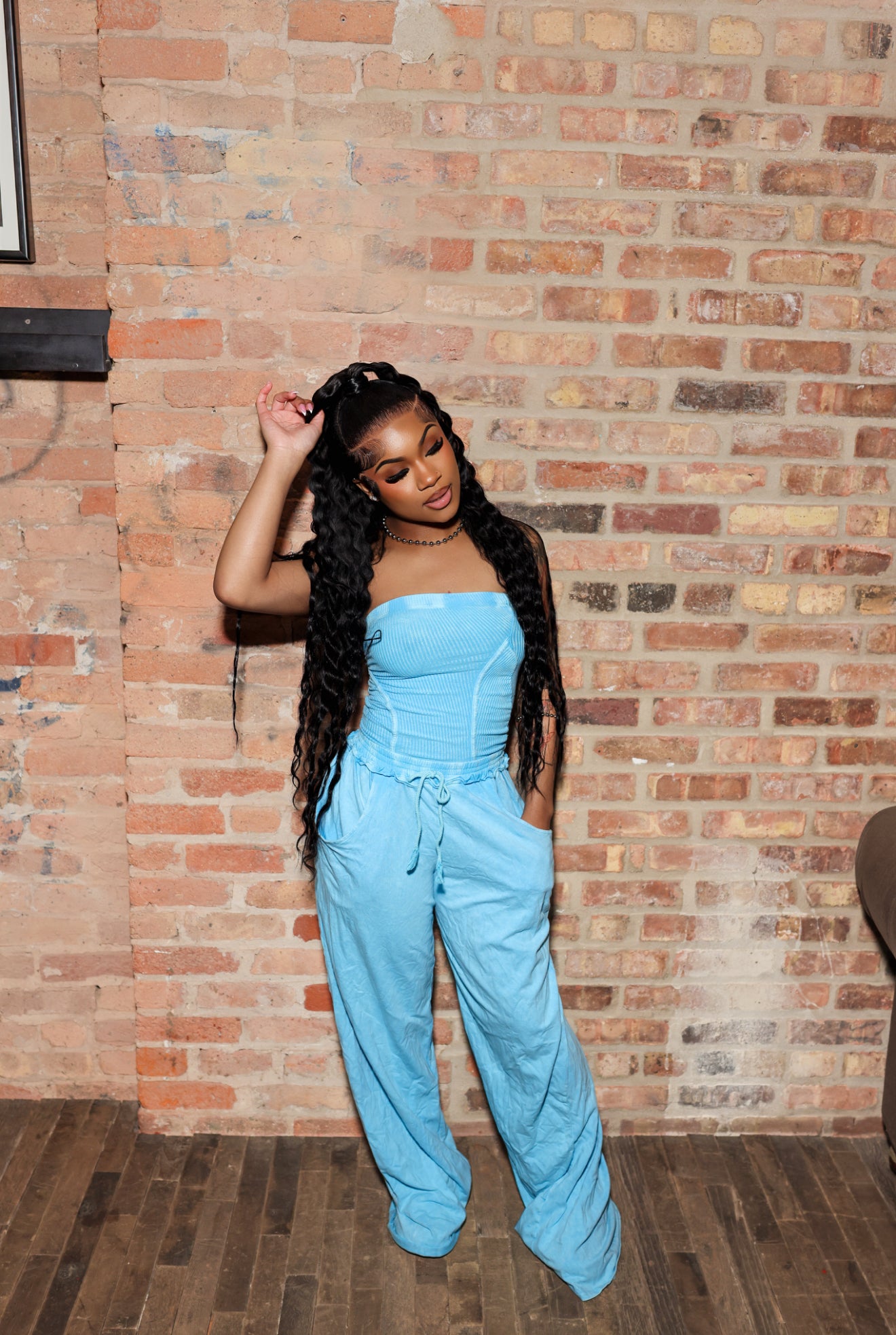 “Muse” Mineral Jumpsuit
