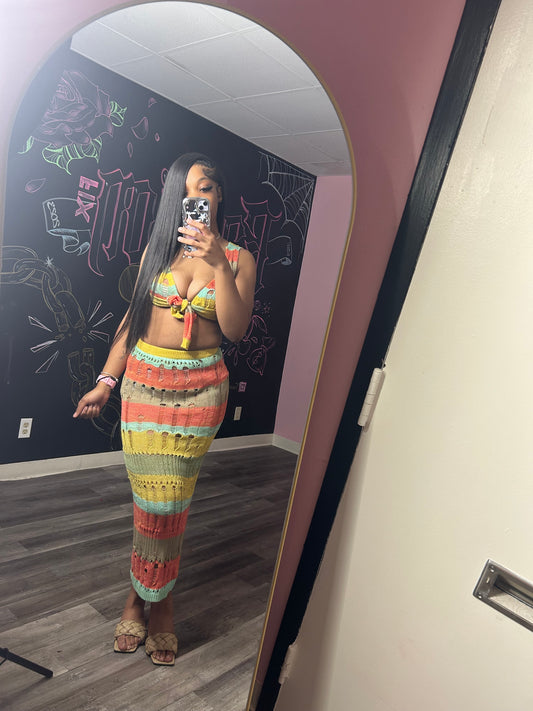 “Trish” Skirt Set