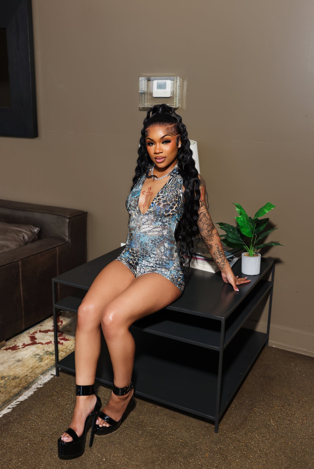 “Untamed” Romper